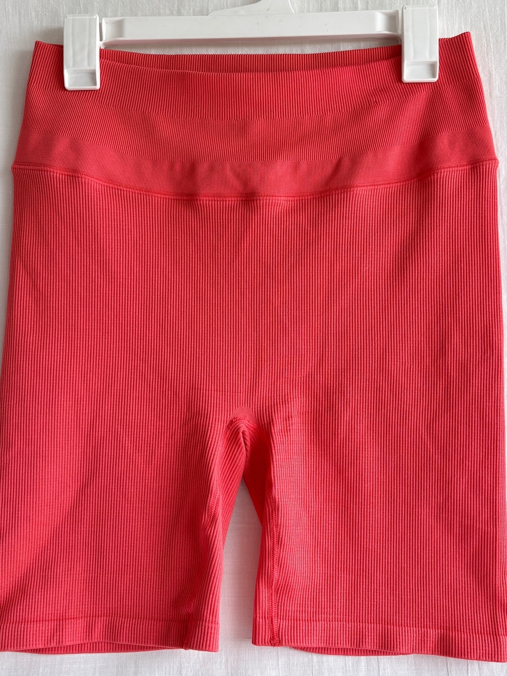 J. Crew Coral Ribbed Bike Shorts